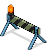 Army Green Road Barrier